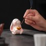 Подставка для Аромапалочек "Кролик со Слитком Золота"