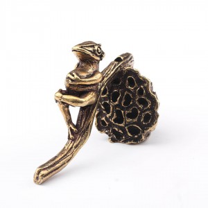 Подставка для аромапалочек "Лягушонок на Коробочке Лотоса №2"