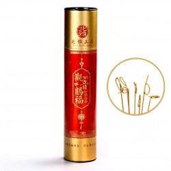 Бездымные благовония 400 грамм "Благословение Гуань Инь" Позолота Бездымные благовония 400 грамм "Благословение Гуань Инь" Позолота