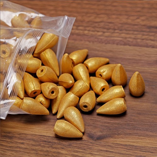 Благовония с обратным потоком Золотые 16 шт. "Привлечение Богатства"