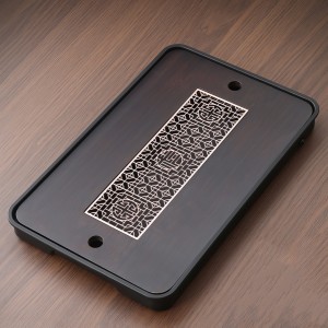 Чабань Бамбук+Меламин 37х24х3,5 "Счастье и Удача №1"