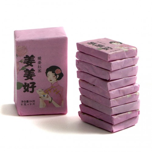 Мини Плитка "Красный Чай с Имбирем" Упаковка 9 шт.