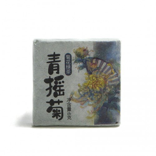 Мини Плитка "Зеленый Чай с Хризантемой" (Люй Ча Цзюй Хуа)