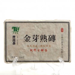 Шу Пуэр "Кирпич Золотая Почка" (Цзинь Я Шу Чжуань)