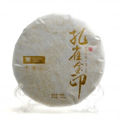 Шу Пуэр "Золотая Печать с Павлином" (Кунцюэ Цзинь Инь)