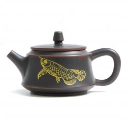 Чайник Чжу Чу (Гуанси) "Золотая Рыба-Дракон"