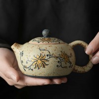 Чайник Си Ши "Огненный Камень. Вьющийся Лотос"