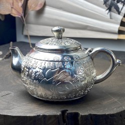 Чайник с серебряным покрытием "Стократное Счастье" Чайник с серебряным покрытием "Стократное Счастье"