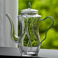 Чайник стеклянный 280 мл "Изящность Нефрита"