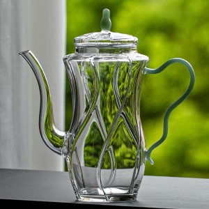 Чайник стеклянный 280 мл "Изящность Нефрита"
