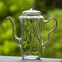 Чайник стеклянный 280 мл "Изящность Сакуры"