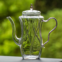 Чайник стеклянный 280 мл "Изящность Сакуры"