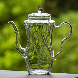 Чайник стеклянный 280 мл "Изящность Сакуры"