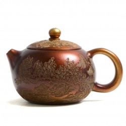 Чайник Си Ши (Цзы Ша) "Уединенный Пейзаж"