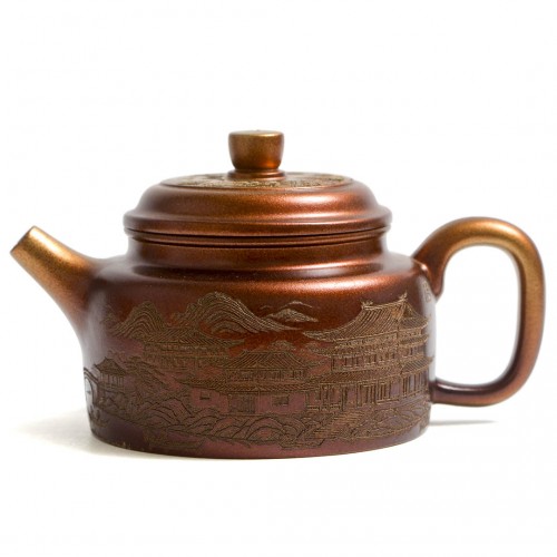 Чайник Дэ Чжун (Цзы Ша) "Пик, Возвышающийся над Туманом" Чайник Дэ Чжун (Цзы Ша) "Пик, Возвышающийся над Туманом"