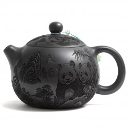 Чайник Си Ши (Ши Хуан Ни) "Панды в тени Бамбука"