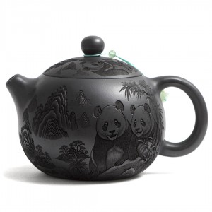 Чайник Си Ши (Ши Хуан Ни) "Панды в тени Бамбука"