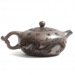 Чайник Бянь Си Ши (Доу Цин Ни) "Летящий в Облаках Дракон" высокотемпературный обжиг