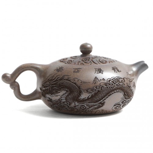 Чайник Бянь Си Ши (Доу Цин Ни) "Летящий в Облаках Дракон" высокотемпературный обжиг Чайник Бянь Си Ши (Доу Цин Ни) "Летящий в Облаках Дракон" высокотемпературный обжиг