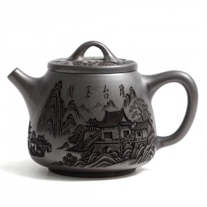 Чайник Гао Ши Пяо (Хэй Чжу Ни) "Деревня"