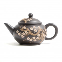 Чайник Шуй Пин (Хэй Чжу Ни) "Цветущая Слива" Термохром Чайник Шуй Пин (Хэй Чжу Ни) "Цветущая Слива" Термохром