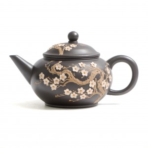 Чайник Шуй Пин (Хэй Чжу Ни) "Цветущая Слива" Термохром Чайник Шуй Пин (Хэй Чжу Ни) "Цветущая Слива" Термохром