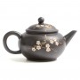 Чайник Шуй Пин (Хэй Чжу Ни) "Цветущая Слива" Термохром