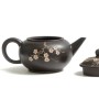 Чайник Шуй Пин (Хэй Чжу Ни) "Цветущая Слива" Термохром