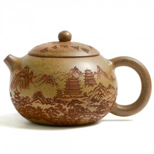 Чайник Си Ши (Дуань Ни) "Пейзаж" высокотемпературный обжиг