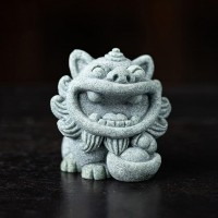 Фигурка для Чайной Церемонии "Ветряной Лев-Страж. Слиток Богатства"