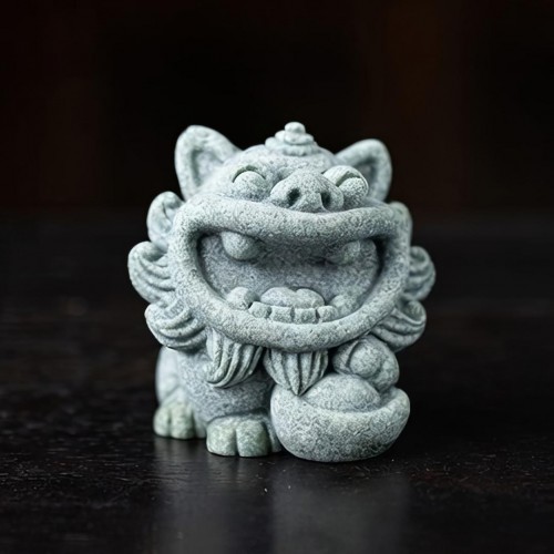 Фигурка для Чайной Церемонии "Ветряной Лев-Страж. Слиток Богатства"