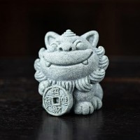 Фигурка для Чайной Церемонии "Ветряной Лев-Страж. Древняя монета"