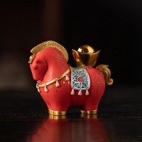 Фигурка для Чайной Церемонии "Лошадь со Слитком №2"