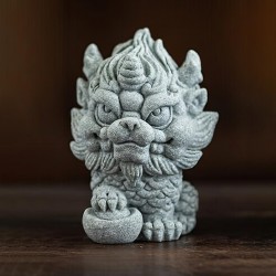 Фигурка для Чайной Церемонии "Цилинь со Слитком" Фигурка для Чайной Церемонии "Цилинь со Слитком"