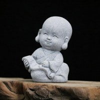 Фигурка для Чайной Церемонии "Маленький Монах. Каллиграфия"