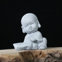 Фигурка для Чайной Церемонии "Маленький Монах. Игра в Го"