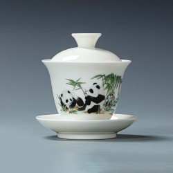 Гайвань "Панды в тени Бамбука"