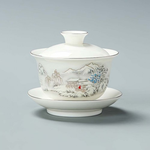 Гайвань "Гармония Четырех Смыслов. Благодатный Снег Предвещает Богатый Урожай"