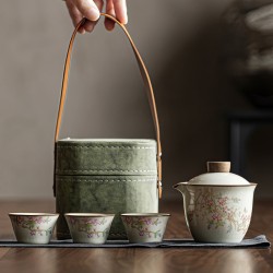 Набор для чайной церемонии №70 "Персик Встречает Весну" Набор для чайной церемонии №70 "Персик Встречает Весну"