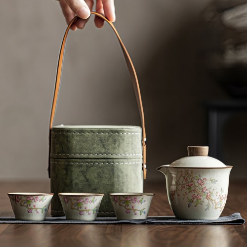 Набор для чайной церемонии №70 "Персик Встречает Весну"