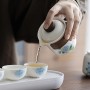 Дорожный набор для чайной церемонии "Голубая Гортензия"