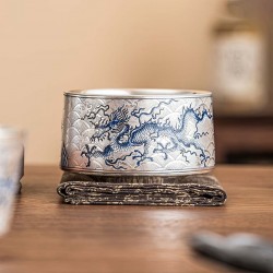 Пиала с серебряным покрытием №49 "Парящий Дракон" Пиала с серебряным покрытием №49 "Парящий Дракон"