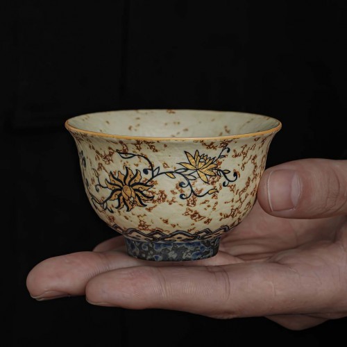 Пиала "Огненный Камень. Вьющийся Лотос"