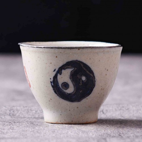 Пиала Грубая Керамика "Тайцзицюань"