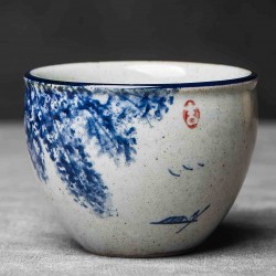 Пиала Грубая Керамика "Тень Старой Ивы"