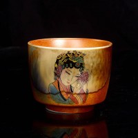 Пиала "Пекинская Опера. Мадам с Цветком"