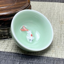 Пиала Селадон "Карп"