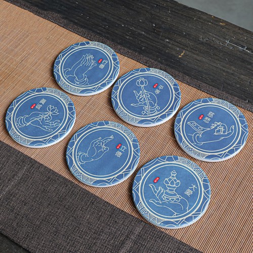 Набор Подставок для Пиал Керамика №3 Набор Подставок для Пиал Керамика №3